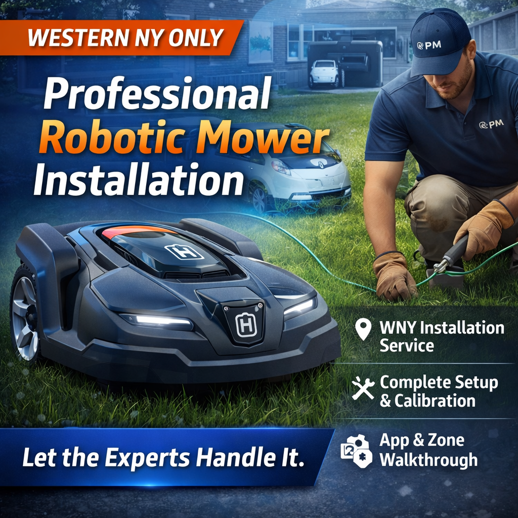 Professional Robotic Mower Installation — Western NY Only - Robo Maintain