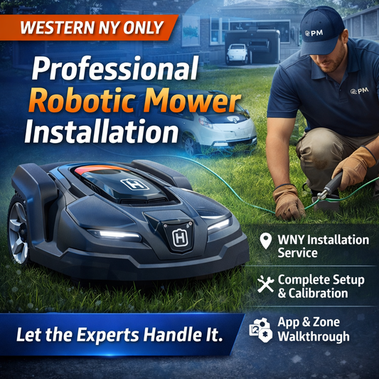 Professional Robotic Mower Installation — Western NY Only - Robo Maintain