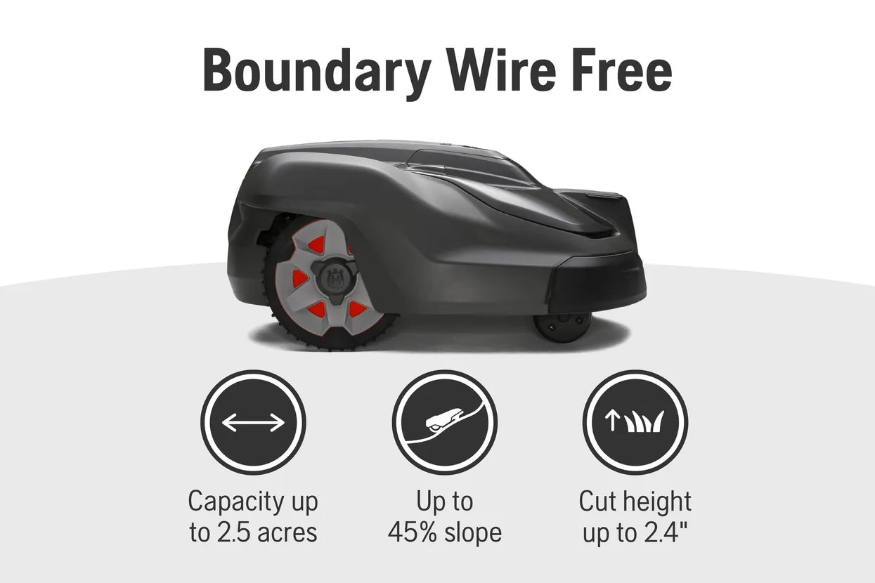 Husqvarna Automower 450XH EPOS - Up to 2.5 Acres (Wire-Free GPS) - Robo Maintain